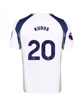 Billige Tottenham Hotspur Mohammed Kudus #20 Hjemmedrakt 2025-26 Kortermet
